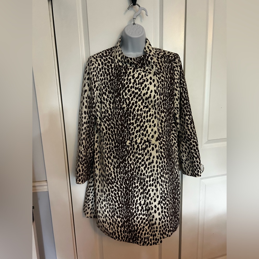 Banana Republic Brown and Cream Trench Coat